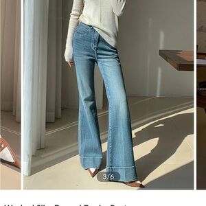 Women's Blue Flared Jeans